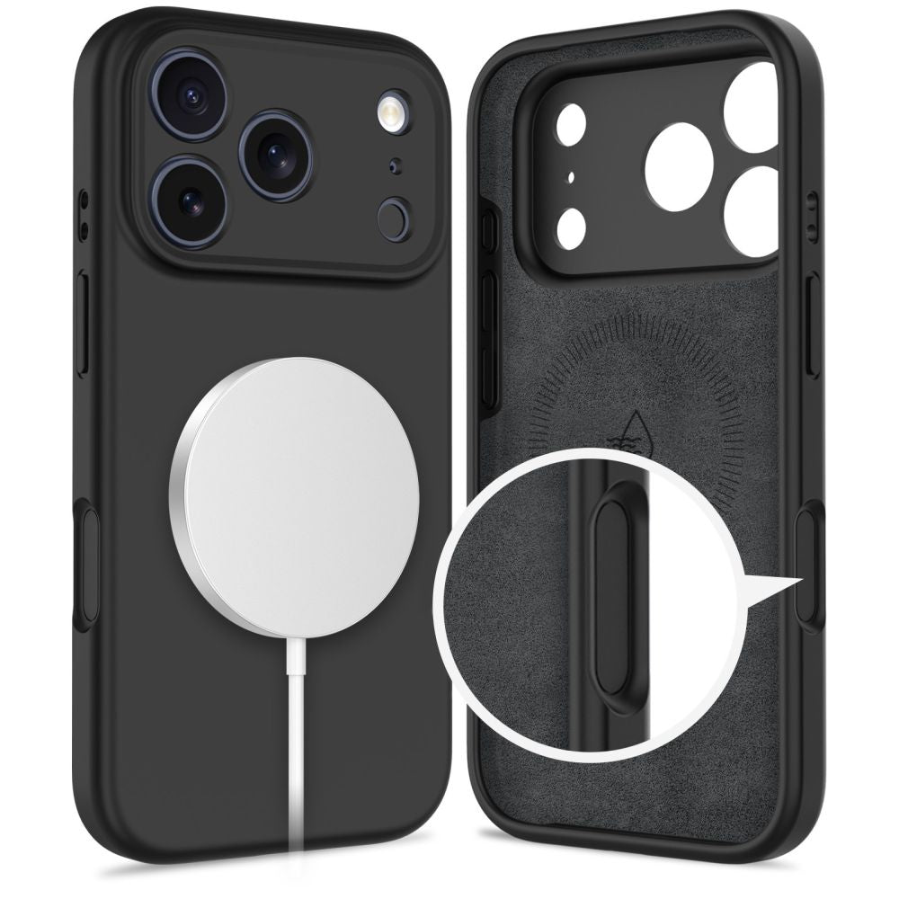 Tech Protect Silikone Magsafe Iphone 17 Pro Max Sort