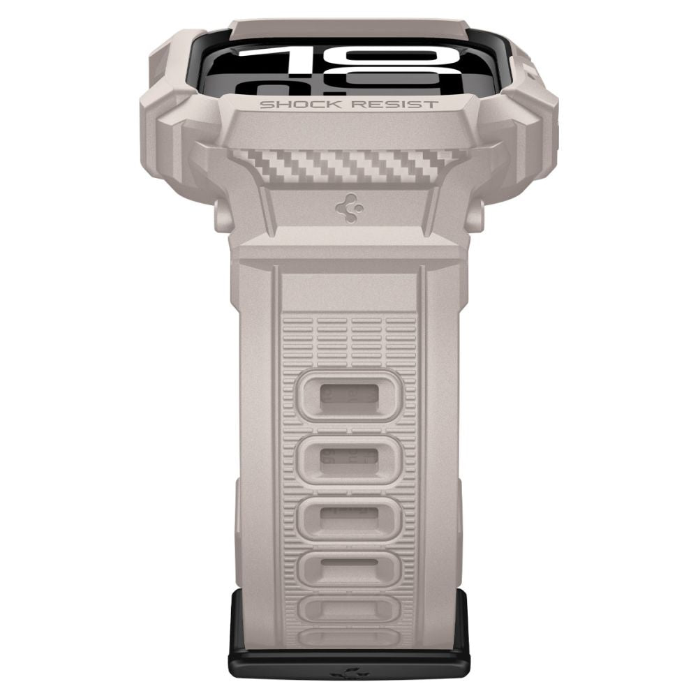 Spigen Rugged Armor ”Pro” V2 Apple Watch 10/11 (46 Mm) Dune Beige