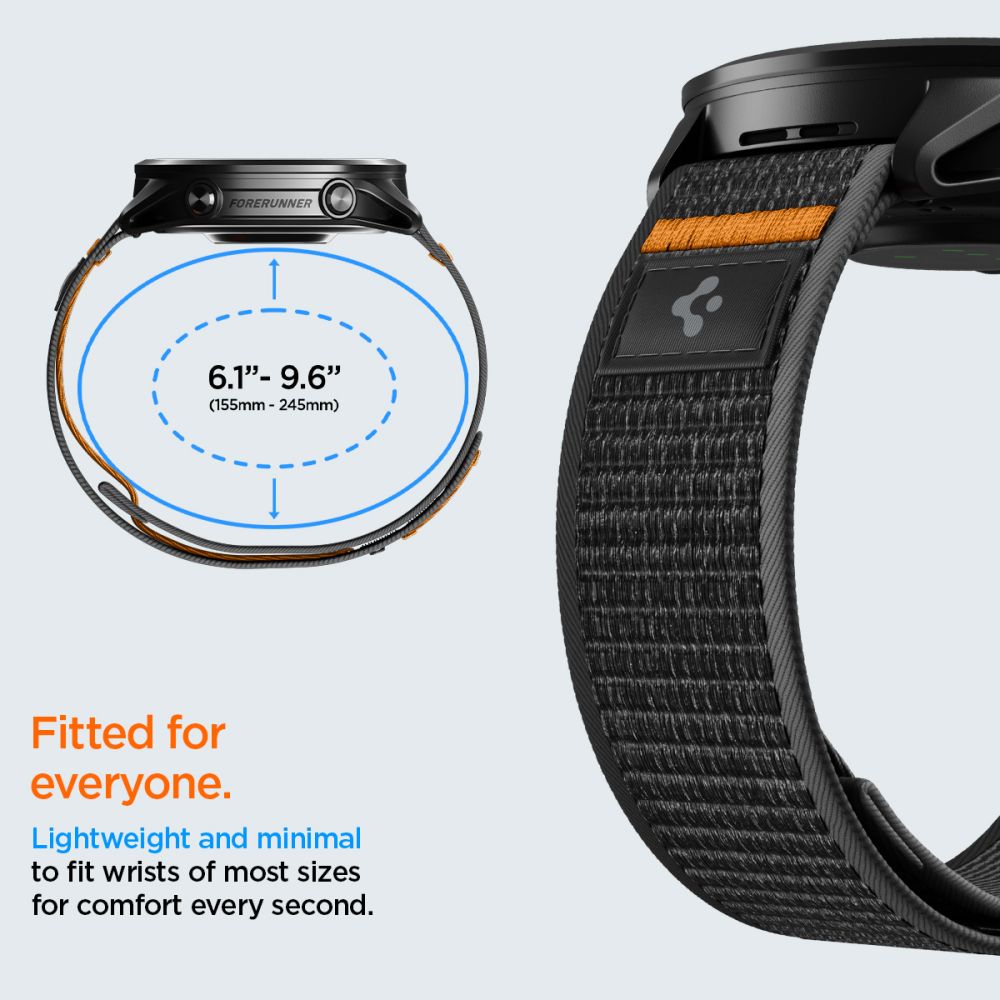 Spigen Athlex Air Garmin Quick Release 22 Mm Active Sort/Orange