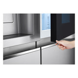 LG InstaView GSXV90BSAE side-by-side køle-fryseskab Fritstående 635 L Rustfrit stål
