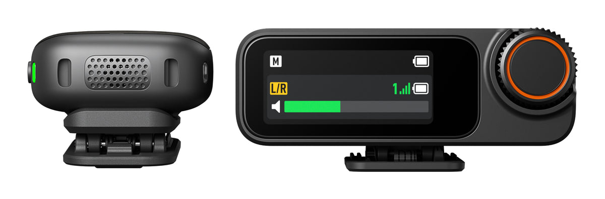 DJI Mic 3 Trådløst mikrofonsystem Trådløs Sort