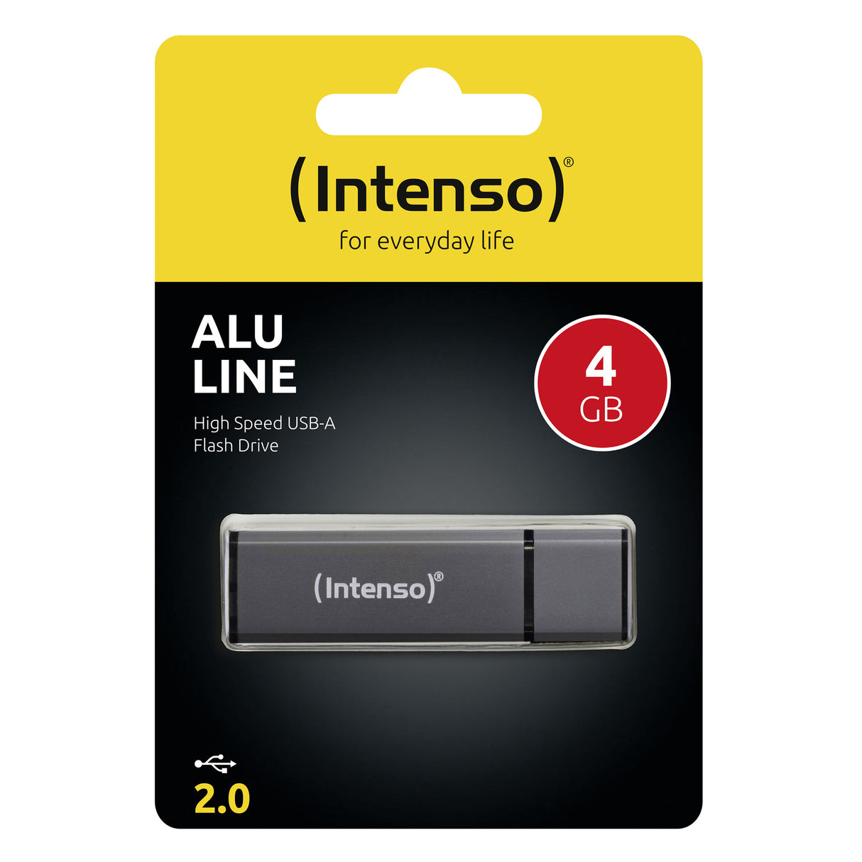 Intenso Alu Line USB-nøgle 4 GB USB Type-A 2.0 Anthracit