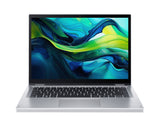 Acer Aspire Go Spin 14 AGSP14-31PT-338B Intel Core 3 N355 Hybrid (2-i-1) 35,6 cm (14") Berøringsskærm WUXGA 16 GB LPDDR5-SDRAM 512 GB SSD Wi-Fi 6 (802.11ax) Windows 11 Home Sølv