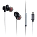 Panasonic RP-TCM225DEK hovedtelefoner/headset Ledningsført I ørerne Opkald/musik USB Type-C Sort