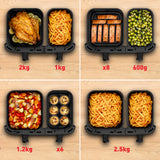 Tefal Dual Easy Fry EY942HE0 Dobbelt varmluftssteger