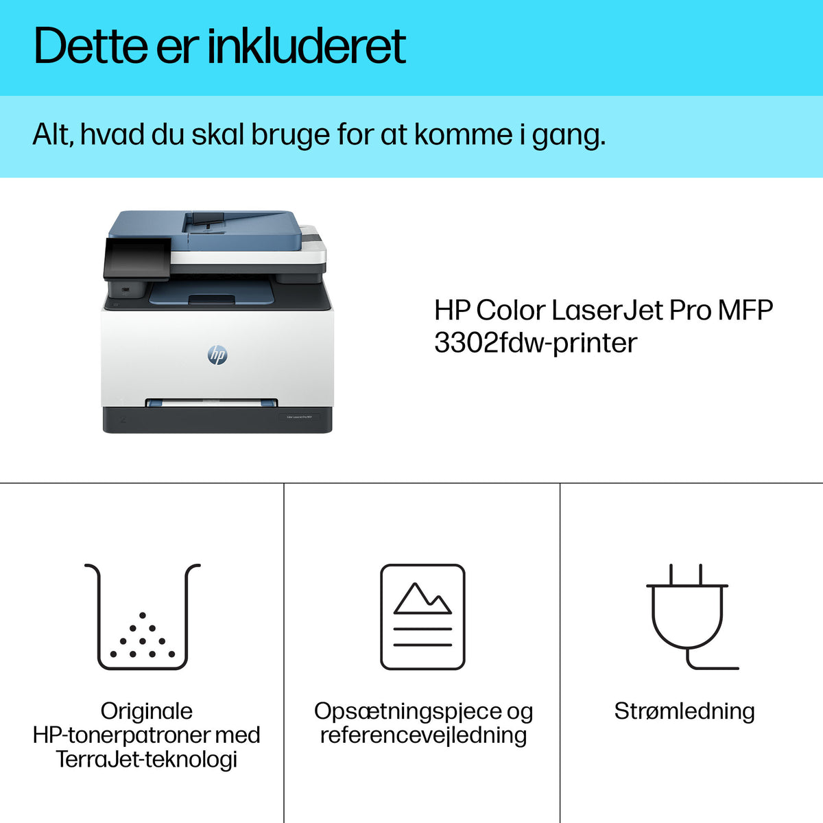 HP Color LaserJet Pro MFP 3302fdw Laser