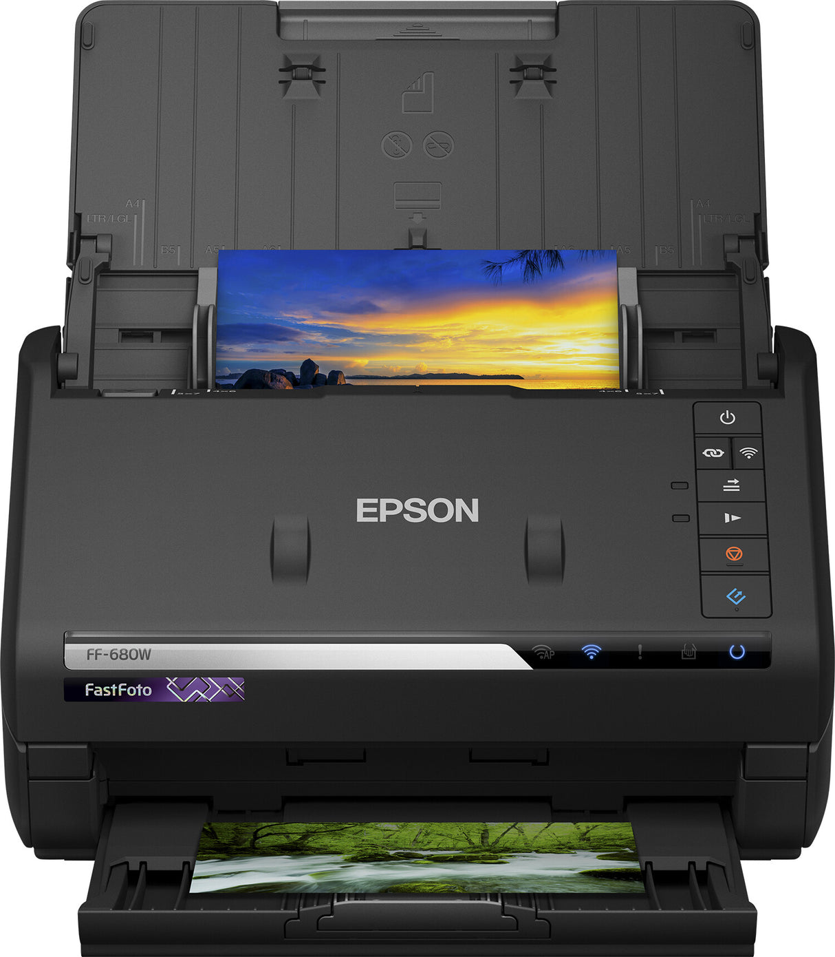 Epson FastFoto FF-680W Skanner med papir-tilførsel 600 x 600 dpi A4 Sort