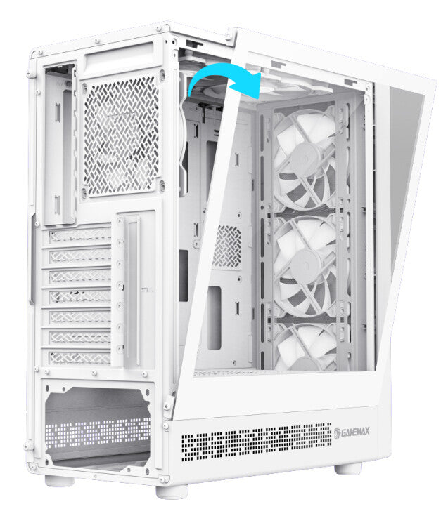 GameMax Storm 2 AW Midi Tower Hvid