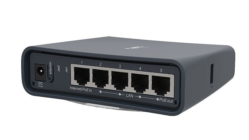 Mikrotik hAP ac lite tower Sort Strøm over Ethernet (PoE)
