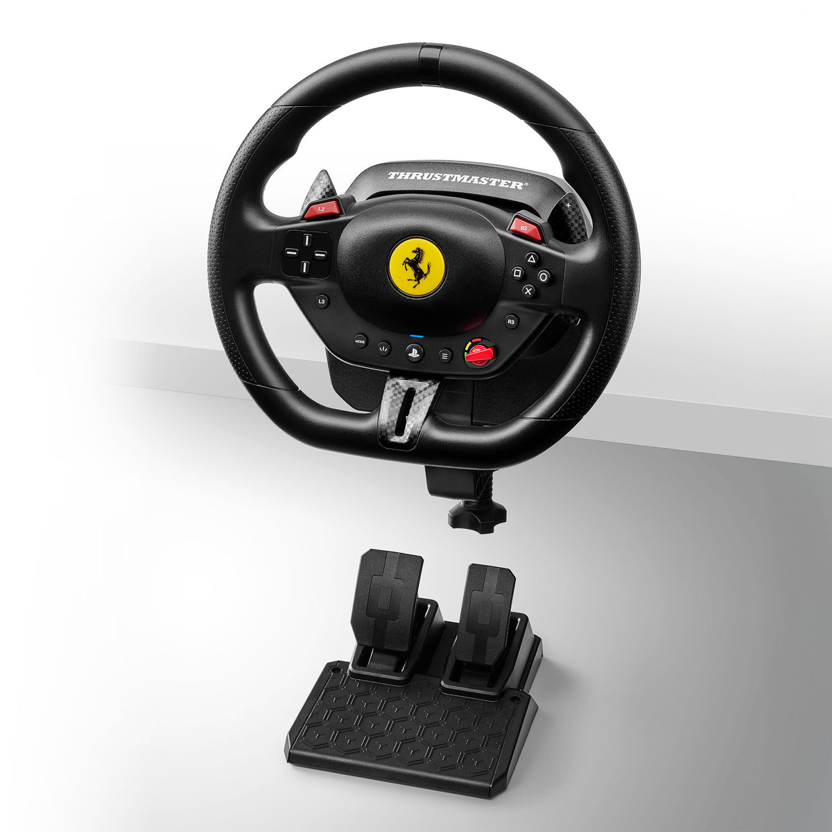 Thrustmaster T98-P Ferrari 296 GTB Sort USB Rat + Pedaler Analog/digital PC, PlayStation 4, PlayStation 5