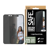 PanzerGlass SAFE. by ® Privacy Skærmbeskyttelse iPhone 16 Pro Max | Ultra-Wide Fit