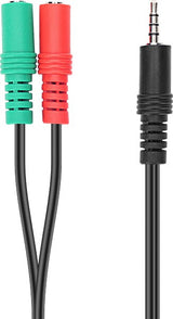 SPEEDLINK SL-450103-BK lydkabel 0,23 m 3.5mm 2 x 3.5mm Sort
