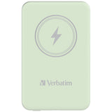 Verbatim Charge 'n' Go Lithium polymer (LiPo) 5000 mAh Trådløs opladning Grøn