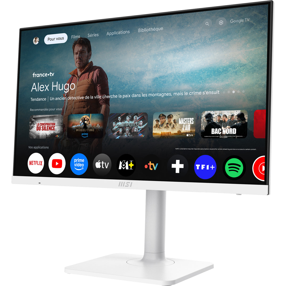 MSI Modern MD272UPSW computerskærm 68,6 cm (27") 3840 x 2160 pixel 4K Ultra HD Hvid