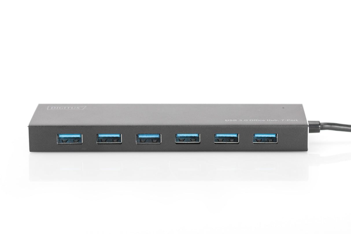 Digitus DA-70241-1 interface hub USB 3.2 Gen 1 (3.1 Gen 1) Type-A 5000 Mbit/s Grå