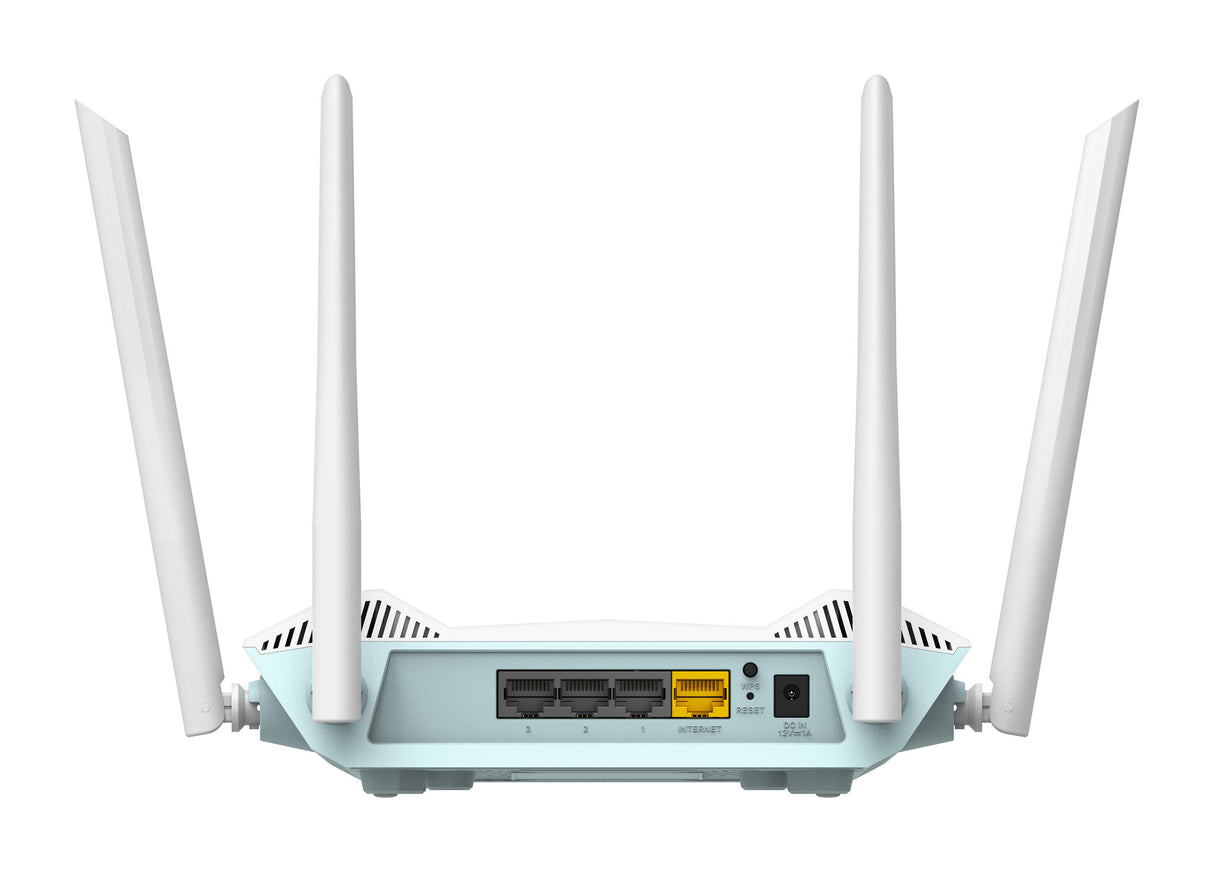 D-Link EAGLE PRO AI AX1500 Smart Router trådløs router Gigabit Ethernet Dual-band (2,4 GHz / 5 GHz) Hvid