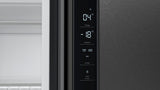 Bosch Serie 6 KFN96AXEA side-by-side køle-fryseskab Fritstående 605 L Sort