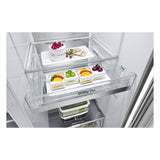 LG InstaView GSXV90BSAE side-by-side køle-fryseskab Fritstående 635 L Rustfrit stål