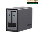 Ugreen NASync DXP2800 NAS System 2-Bay Kompakt Intel N100 8 GB DDR5 0 TB UGOS Pro Sort