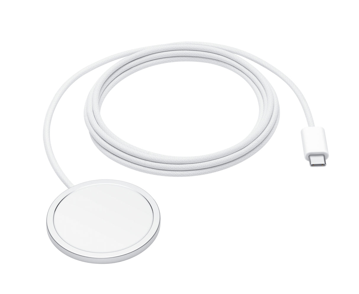 Apple MGD74ZM/A oplader til mobil enhed Hovedtelefoner, Smartphone Hvid USB Trådløs opladning Hurtig opladning Indendørs