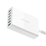 BlitzWolf BW-S15 oplader til mobil enhed Universel Hvid Vekselstrøm Hurtig opladning Indendørs