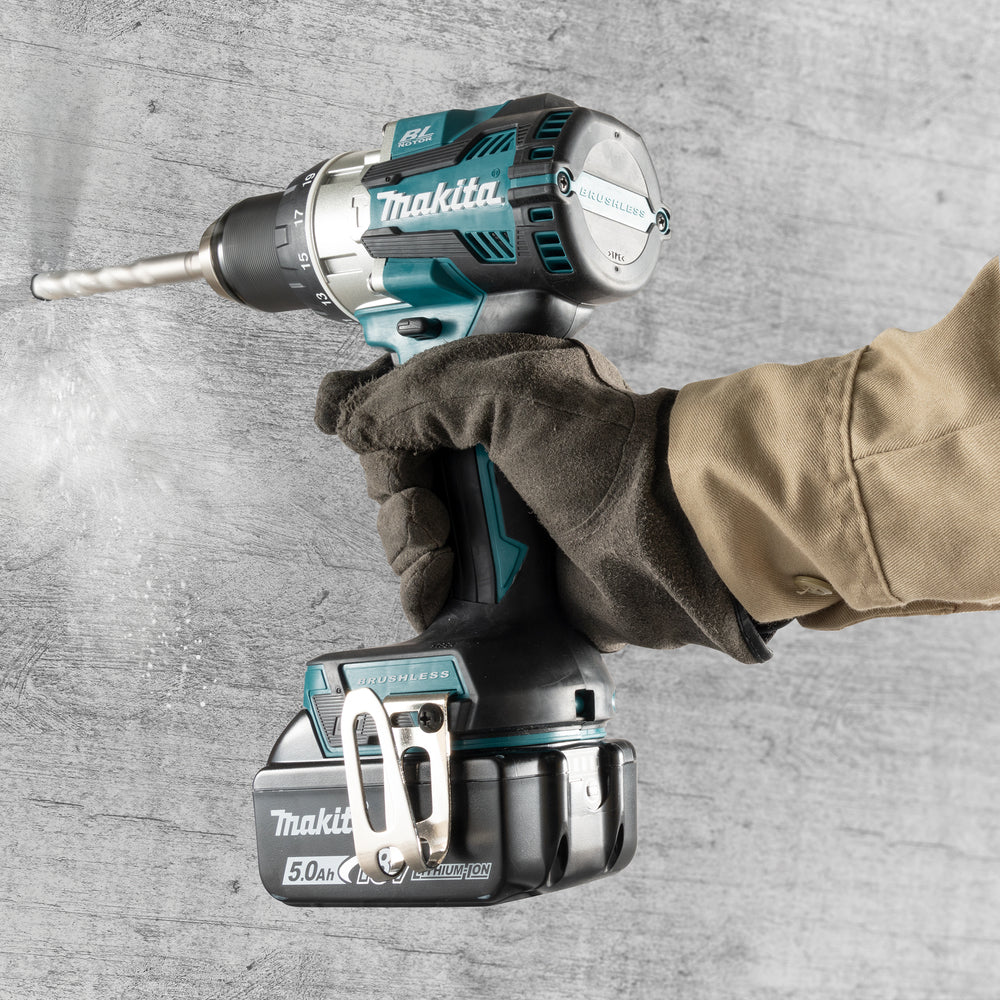 Makita DHP489RTJ 18V LXT Slagboremaskine 2x5Ah