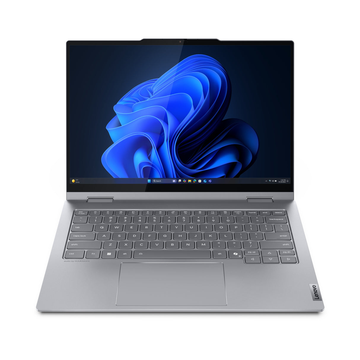 Lenovo ThinkBook 14 2-in-1 G5 IAU Intel Core Ultra 5 225U Hybrid (2-i-1) 35,6 cm (14") Berøringsskærm WUXGA 16 GB DDR5-SDRAM 512 GB SSD Wi-Fi 6E (802.11ax) Windows 11 Pro US International Grå