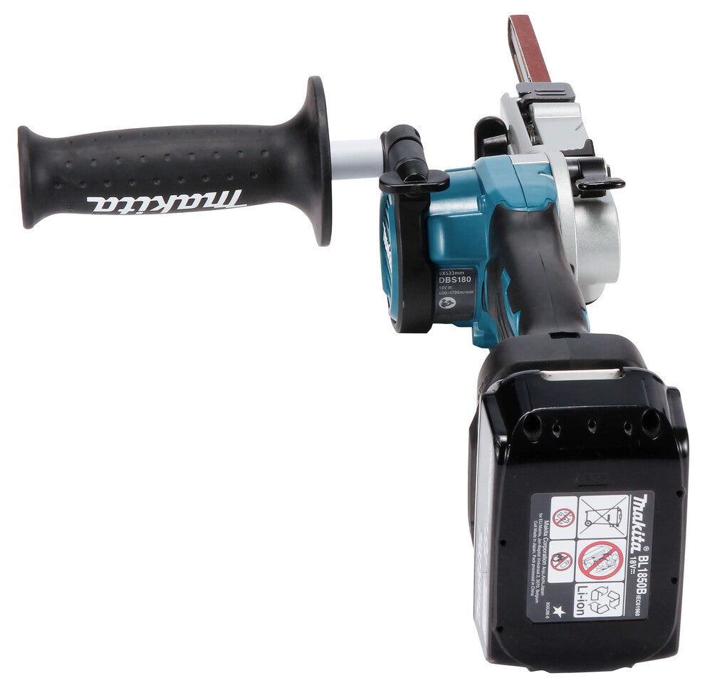 Makita DBS180 Bæltesliber 18V Batteri og lader ikke inkluderet