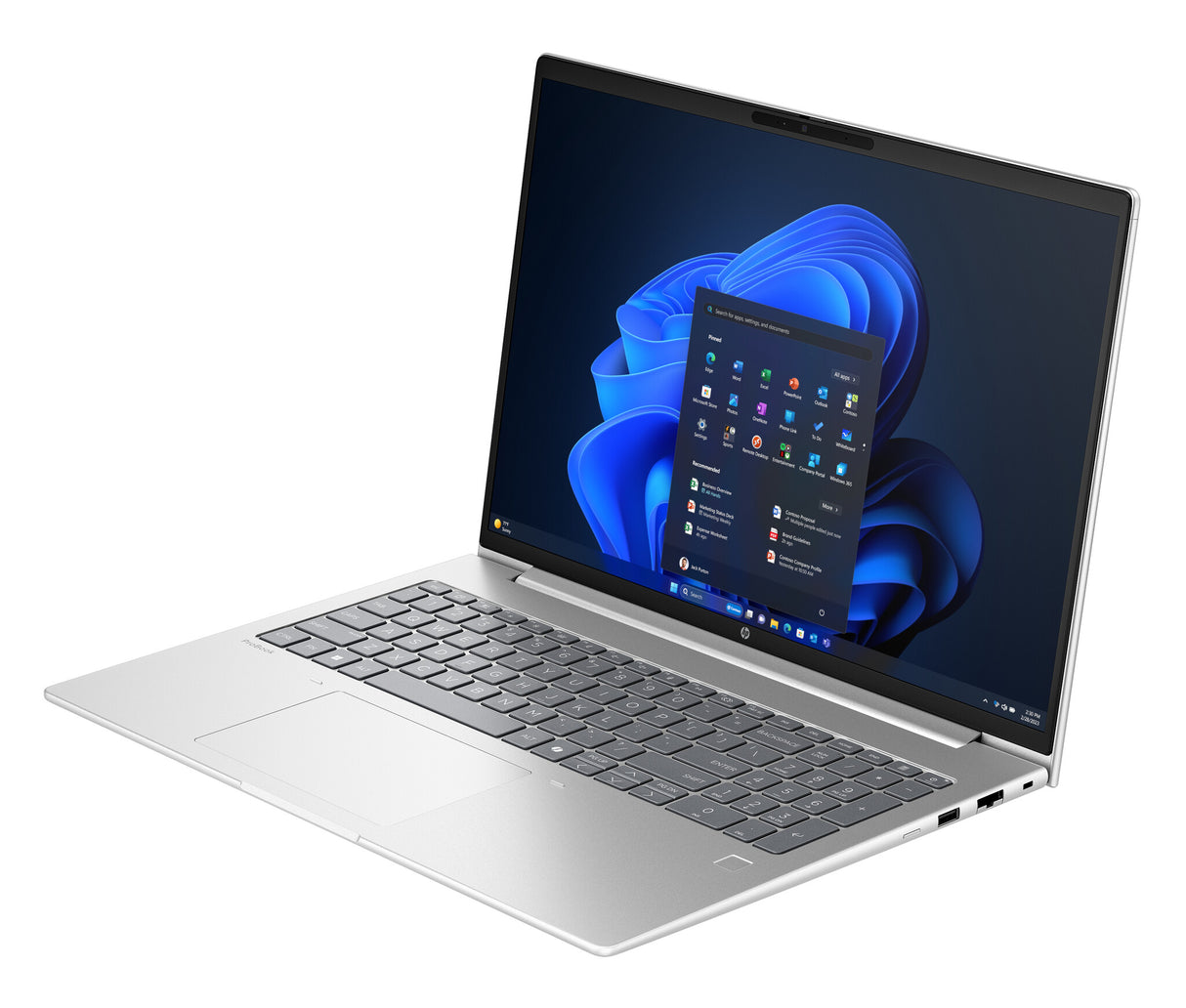 HP ProBook 4 G1i 16 Intel Core Ultra 5 225U Laptop 40,6 cm (16") WUXGA 16 GB DDR5-SDRAM 512 GB SSD Wi-Fi 7 (802.11be) Windows 11 Pro AI PC Sølv