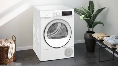 Siemens iQ500 WQ42G20LDN tørretumbler Fritstående Front-læsning 9 kg Hvid