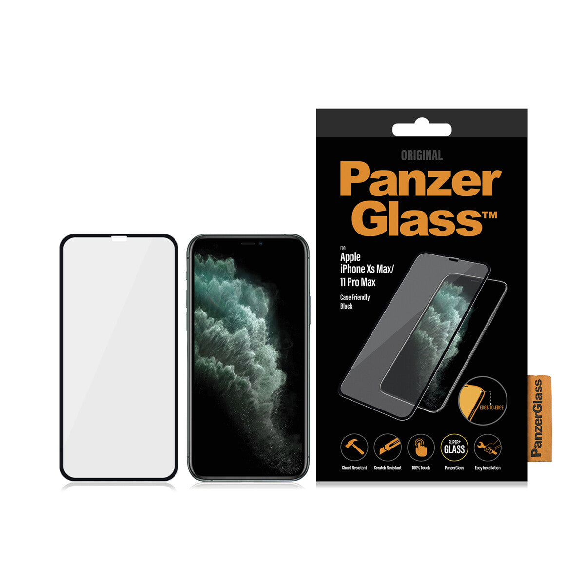 PanzerGlass ® Skærmbeskyttelse iPhone 11 Pro Max | Xs Max | Edge-to-Edge