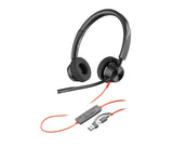 HP Poly Blackwire 3320 Stereo Microsoft Teams Certified USB-C Headset +USB-C/A Adapter