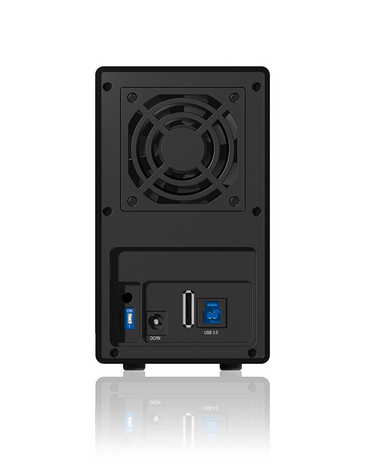 ICY BOX IB-RD3620SU3 disk array 0 TB Desktop Black