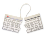 R-Go Tools Ergonomisch toetsenbord R-Go Split Break met pauzesoftware, gesplitst toetsenbord, QWERTY (UK), Bluetooth, wit