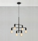 Markslöjd Cielo 6L black  lysekrone