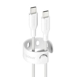 PanzerGlass empower™ by ® Racing 240W USB-C to USB-C Kabel | USB 2.0 | 2M | Silver White