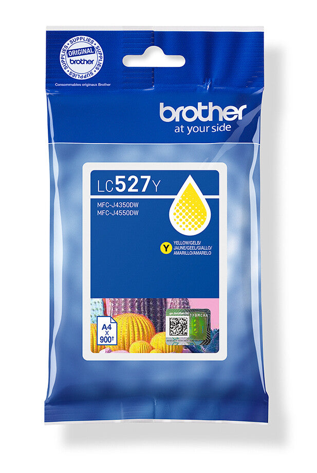Brother LC527Y blækpatron 1 stk Original Gul