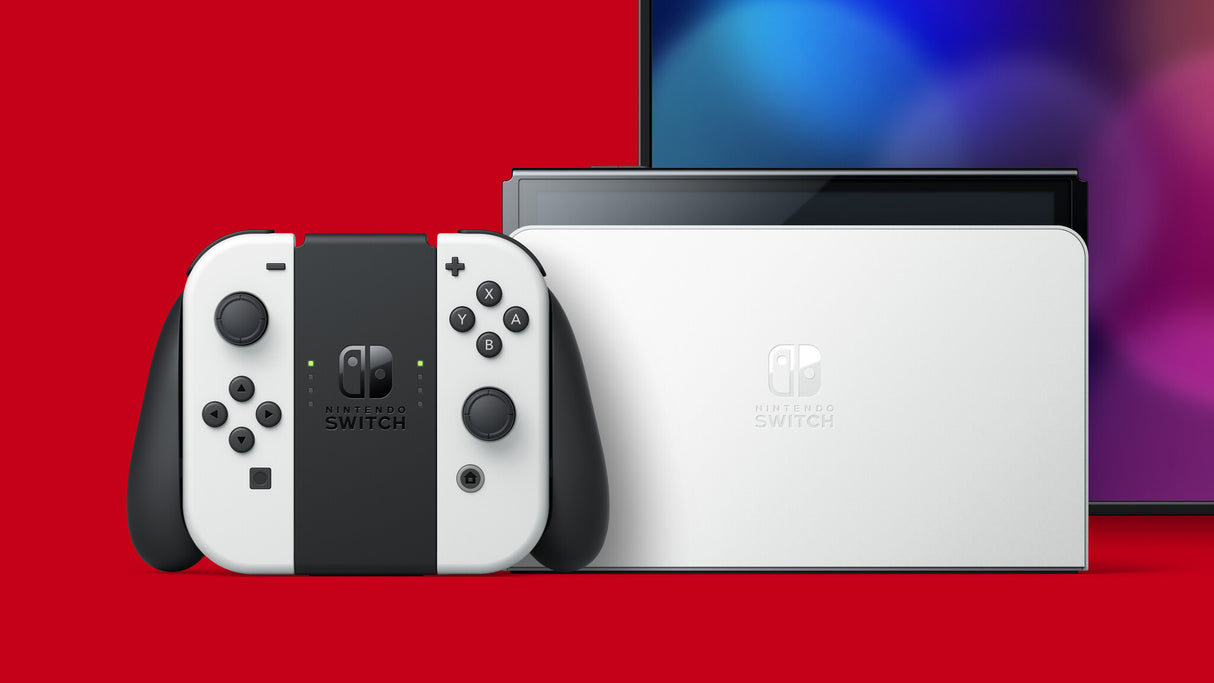 Nintendo Switch OLED bærbar spilkonsol 17,8 cm (7") 64 GB Berøringsskærm Wi-Fi Hvid