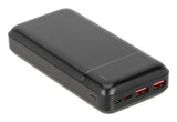 Rivacase VA2102 Lithium polymer (LiPo) 20000 mAh Sort
