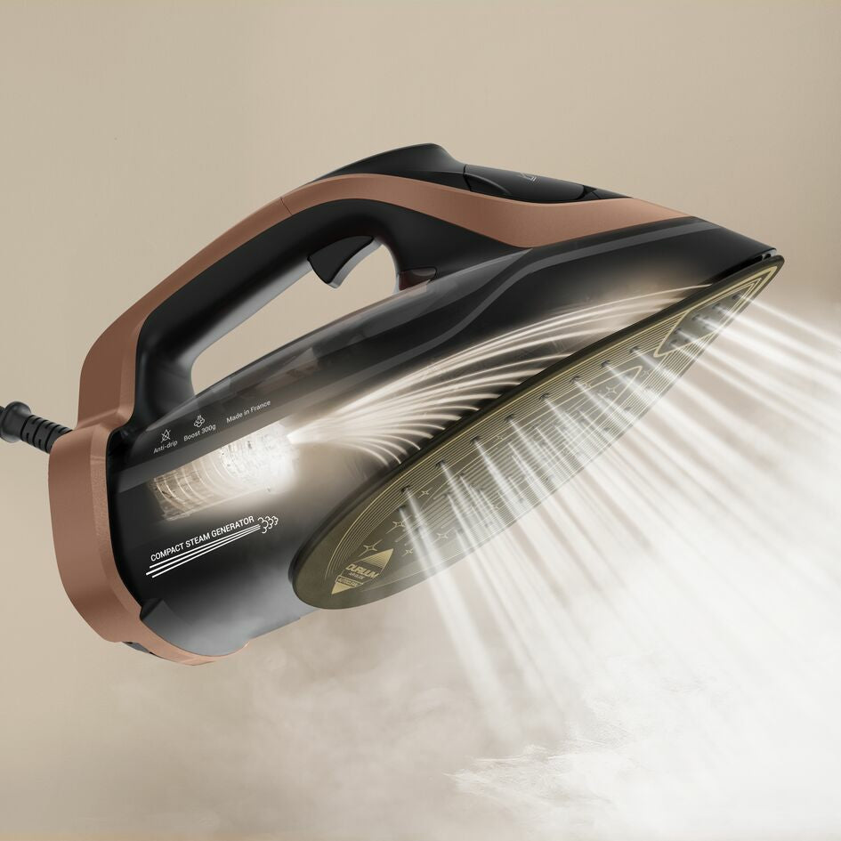 Tefal Ultimate Power Pro FV9E50 Dampstrygejern 3200W Sort Brun