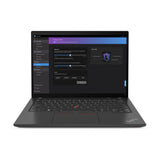 Lenovo ThinkPad T14 Gen 4 (AMD) AMD Ryzen™ 5 PRO 7540U Laptop 35,6 cm (14") Berøringsskærm WUXGA 16 GB LPDDR5x-SDRAM 256 GB SSD Wi-Fi 6E (802.11ax) Windows 11 Pro Nordisk Sort