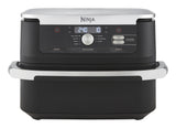 Ninja AF500EU frituregryde Dobbelt 10,4 L Enkeltstående 2470 W Varmluftsteger Sort, Rustfrit stål