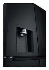 LG InstaView GMG860EPBE side-by-side køle-fryseskab Fritstående 508 L Sort