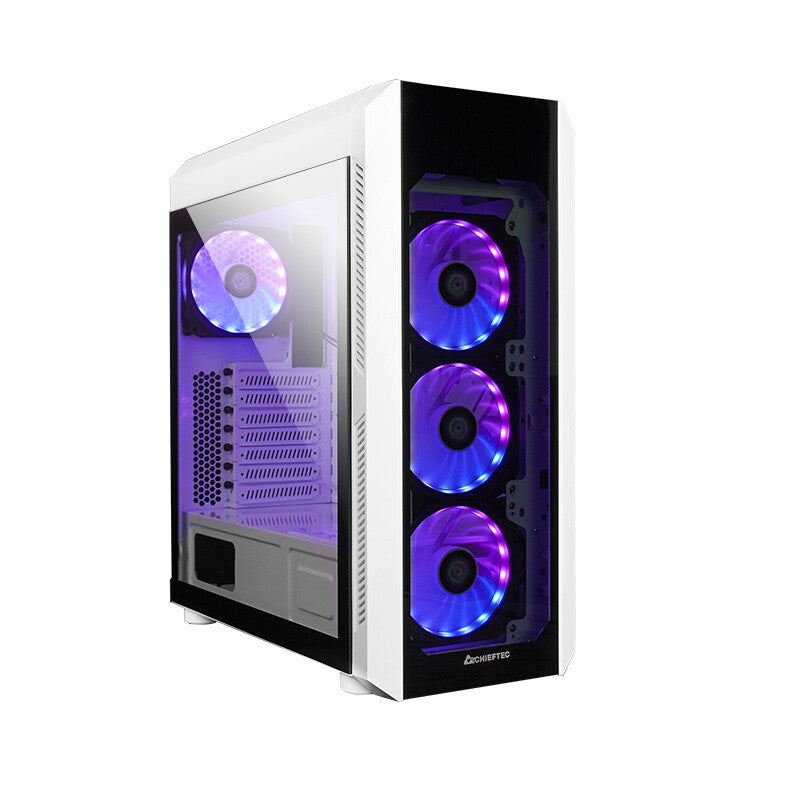 Chieftec GL-03W-OP computeretui Midi Tower Hvid