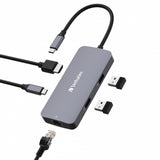 Verbatim CMH-05 USB Type-C 5000 Mbit/s Sølv