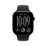 Apple Watch Series 12 GPS 42mm Black Aluminium Case with Black Sport Band - S/M