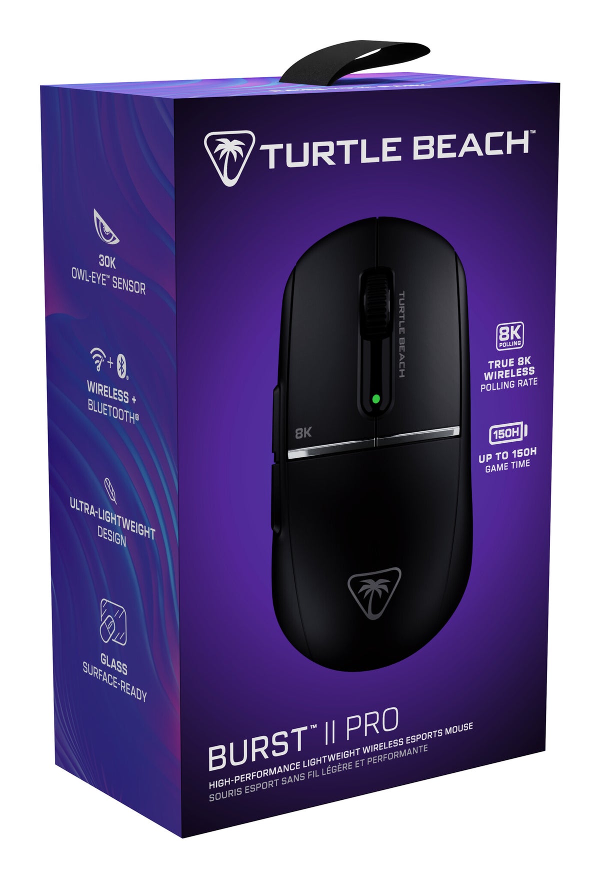 Turtle Beach Burst II Pro mus Spil Ambidextrous RF Wireless + Bluetooth + USB Type-A Optisk 30000 dpi