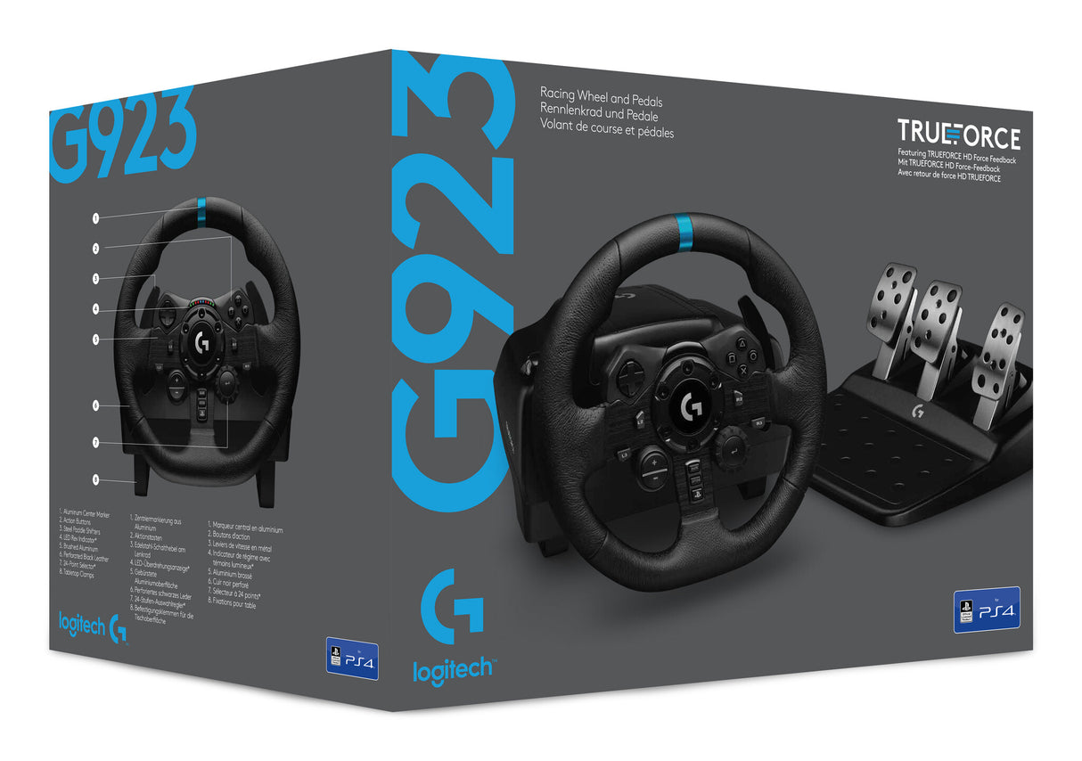 Logitech G G923 SE Sort USB 2.0 Rat + pedaler + joystick PC, PlayStation 4, PlayStation 5