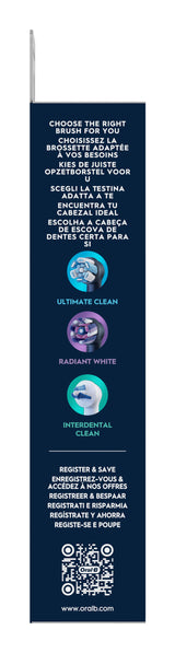 Oral-B iO Gentle Care Børstehoveder Sort, 8 stk.