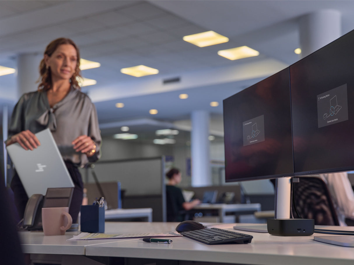 HP USB-C 100W G6 Dock Ledningsført USB 3.2 Gen 2 (3.1 Gen 2) Type-C Sort